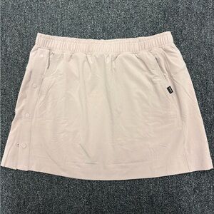 PrAna Railay Snap up Light Pink skort, large